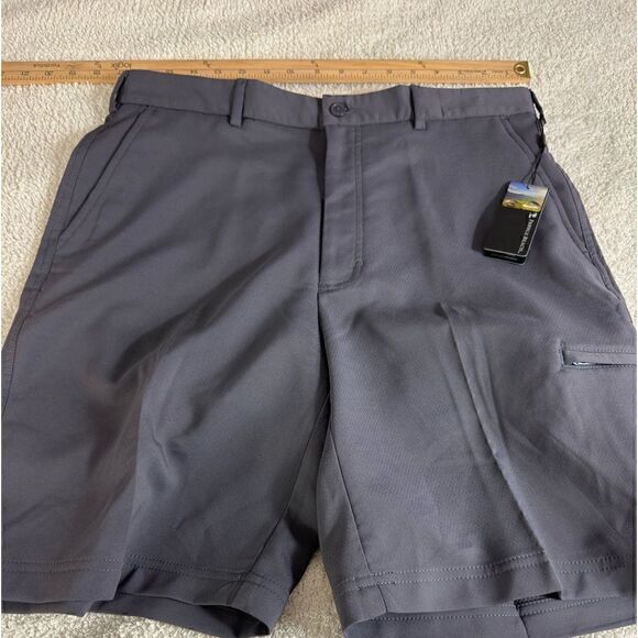 Pebble Beach shorts Mens size W 34 Performance Gray Golf 9 inches Inseam New - Picture 8 of 12